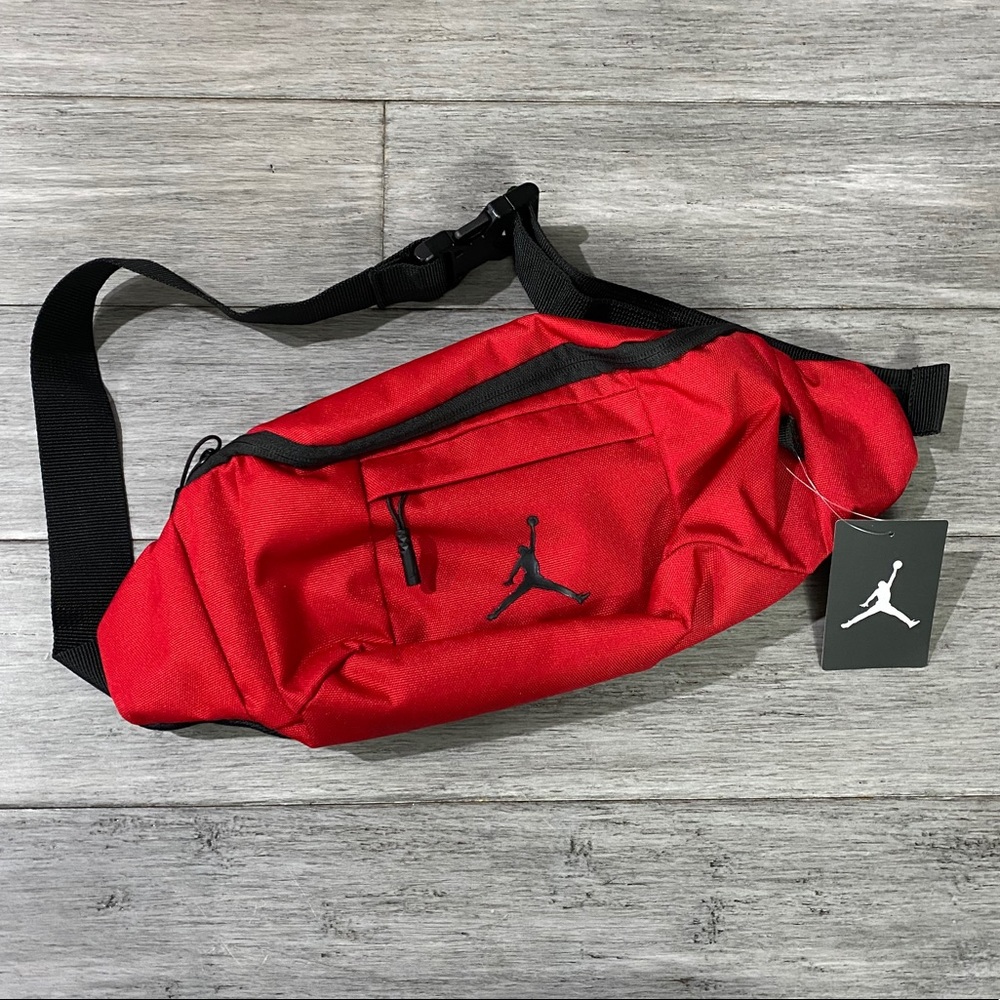 NWT // Jordan Waist Bag Fanny Pack - Red / Black